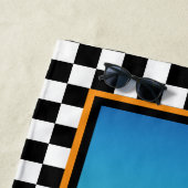 Skateboarden gecontroleerd strandlaken (In situ)