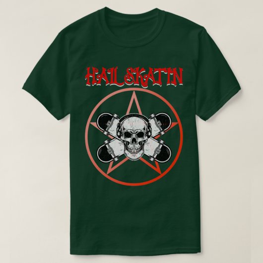Skateboarden Hail Skatin T-shirt (Design voorkant)