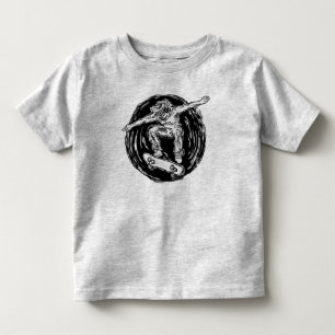 Skateboarden in de legendarische lucht kinder shirts
