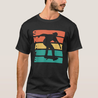 skateboarden met retro voor Skaters T-shirt