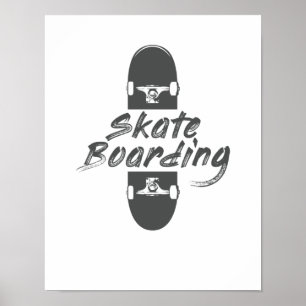 Skateboarden Poster