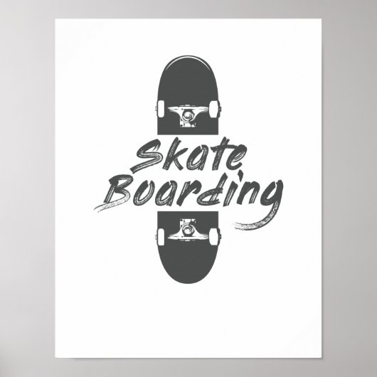 Skateboarden Poster (Voorkant)