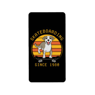 Skateboarden sinds 1980 etiket