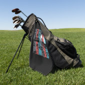 Skateboarden - Skateboarder Funny Park Bench Golfhanddoek (Groen)