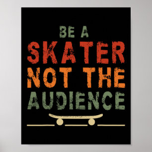 Skateboarden Skateboardontwerp voor skateboarder S Poster