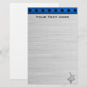 Skateboarden voor metalen in geborsteld briefpapier (Voorkant / Achterkant)