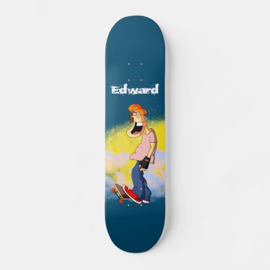 Skateboardende vent   skateboard (Voorkant)