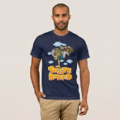 Skateboarder and clouds t-shirt (Voorkant volledig)