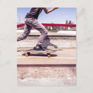 Skateboarder Briefkaart