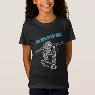 Skateboarder Doing Mid Air Skateboarden T-shirt