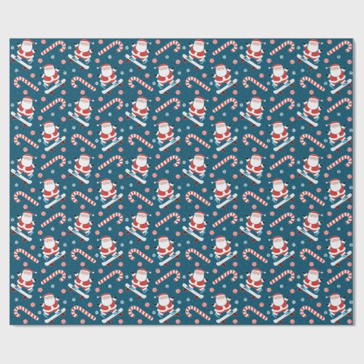 Skateboarder Holiday Gift Wrapping Paper Cadeaupapier (Vlak)