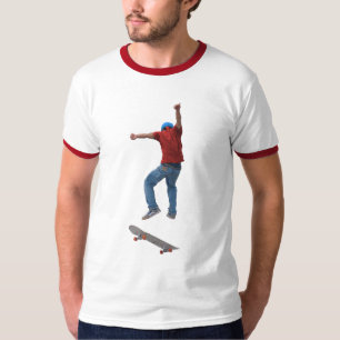 Skateboarder krijgt wat luchtactie Street Kulcha A T-shirt