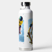 Skateboarder met naam waterfles (Rechts)