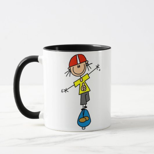 Skateboarder Mok (Links)