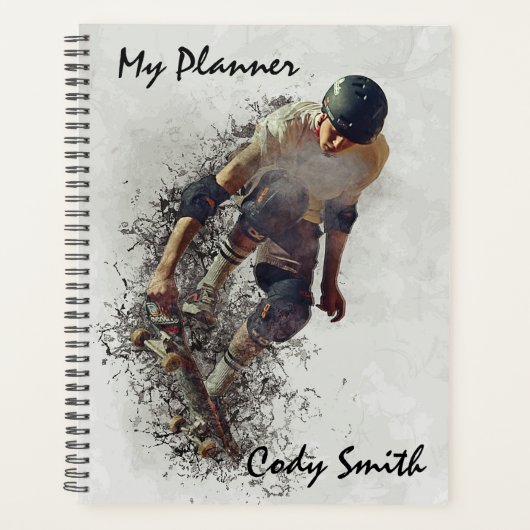 Skateboarder Planner (Voorkant)