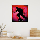 Skateboarder Poster (Keuken)
