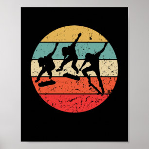 Skateboarder -  retroskateboarder poster