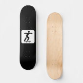 Skateboarder Sign Skateboard (Voorkant)