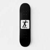 Skateboarder Sign Skateboard (Voorkant)