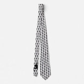 Skateboarder Skateboarden Silhouet Stropdas (Achterkant)