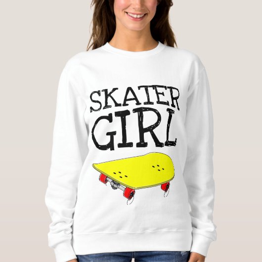 SKATEBOARDER SKATEBOARDING GIRL T-Shirts (Devant)