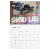 Skateboarder Slang Kalender (Feb 2027)