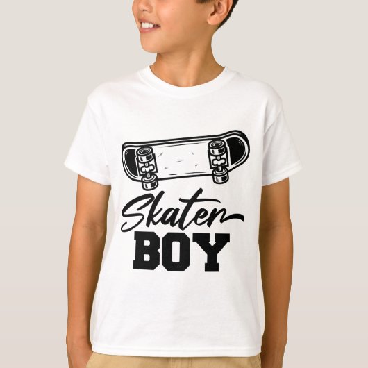 skateboarder t-shirt (Voorkant)