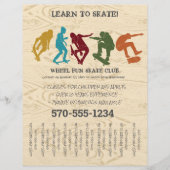 Skateboarders Graphic Custom Flyer (Voorkant)