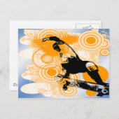 Skateboarding Air Briefkaart (Voorkant / Achterkant)