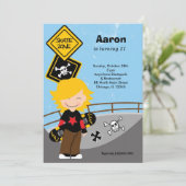 Skateboarding Birthday Kaart (Staand voorkant)