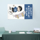 Skateboarding Birthday Spandoek (Beurs)