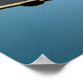 Skateboarding French Bulldog Dog Poster (Hoek)