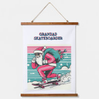 Skateboarding kerstman