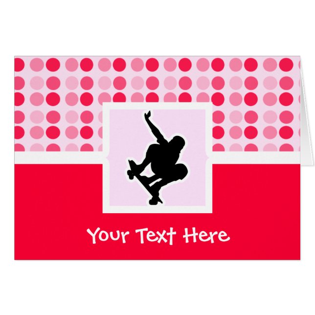 Skateboarding mignon (Devant horizontal)