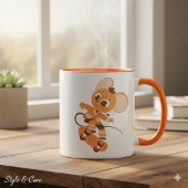 Skateboarding Mouse Combo Mug - Bold & Playful Mok