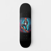 Skateboarding Skeleton Skateboard (Voorkant)