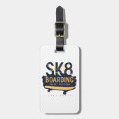 Skateboarding Street Division Bagagelabel (Voorkant verticaal)
