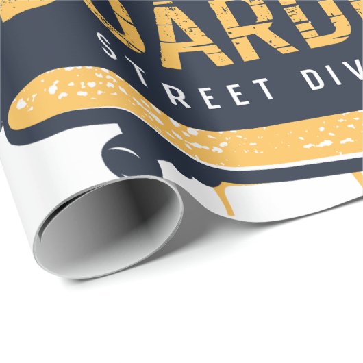 Skateboarding Street Division Cadeaupapier (Rol Hoek)