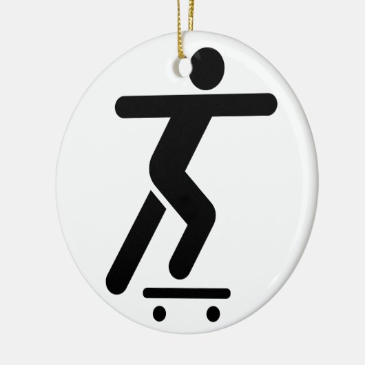 Skateboarding Symbol Ornament (Links)