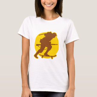 Skateboarding WWII T-shirt