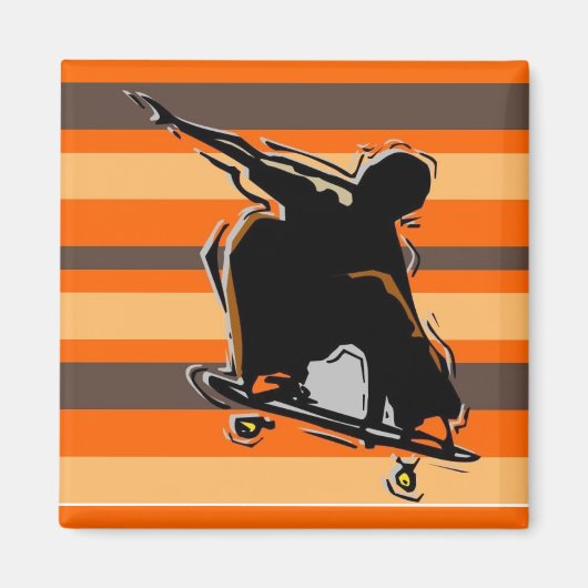 skateboardmagneet magneet (Voorkant)