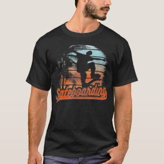 Skateboardontwerp voor echte skateboarders t-shirt