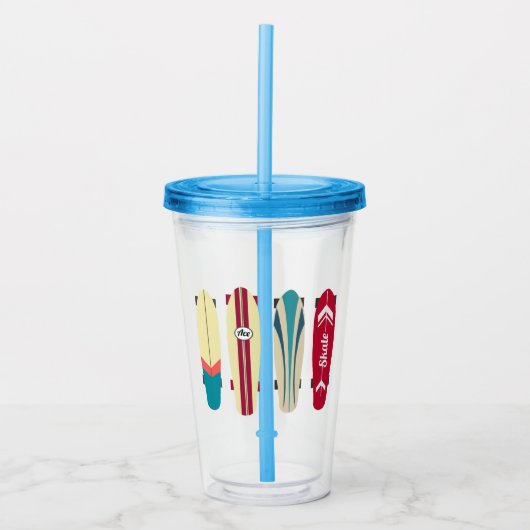  Skateboards Acryl Drinkbeker (Voorkant)