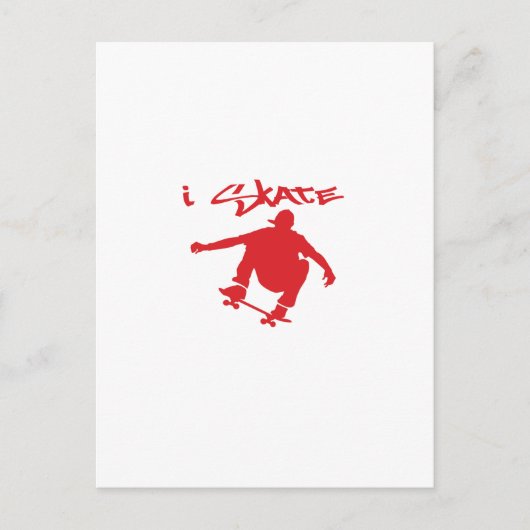 Skateboards briefkaart (Voorkant)