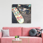 skateboards colfax canvas afdruk (Insitu (Woonkamer))