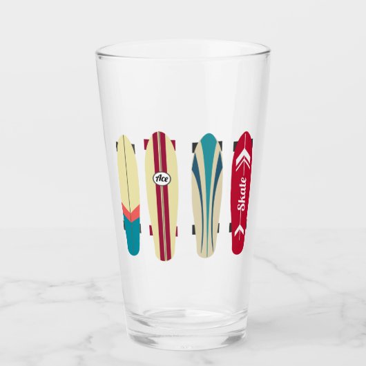 Skateboards Glas (Voorkant)