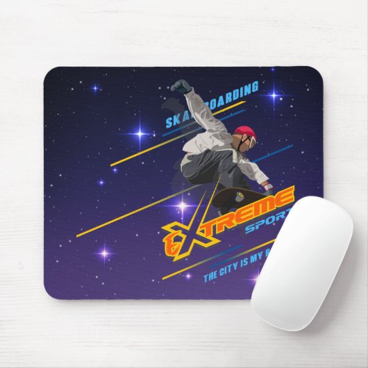 Skateboards | Mousepad Muismat (Met muis)
