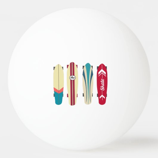  Skateboards Pingpongballen (Voorkant)