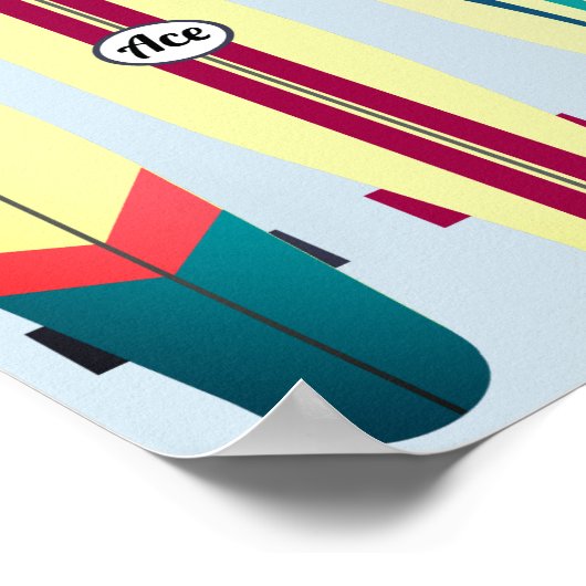  Skateboards Poster (Hoek)