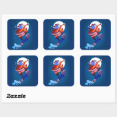 SKATEBOARDS STICKERS SANTA CLAUS (Feuille)